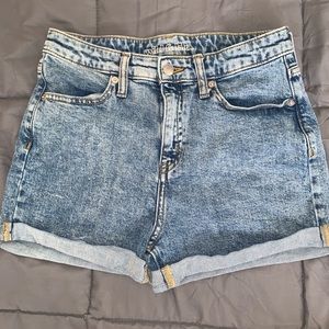 Denim shorts